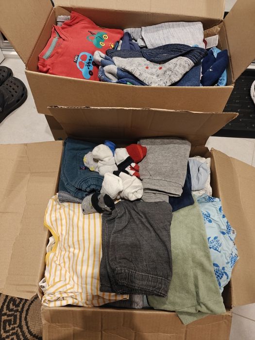 Karton ciuszkow 74-80 chlopiece