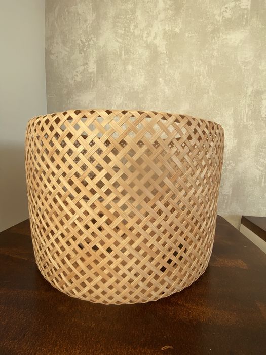 Candeeiro de teto em bambu natural