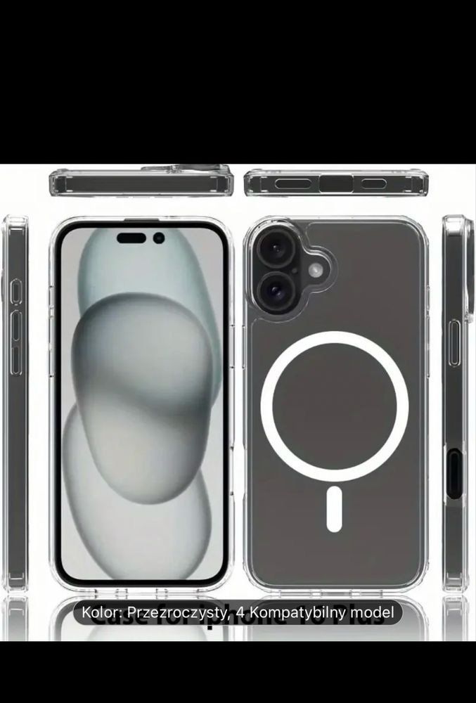 Etui Case silicon Iphone 16 Magsafe Nowe