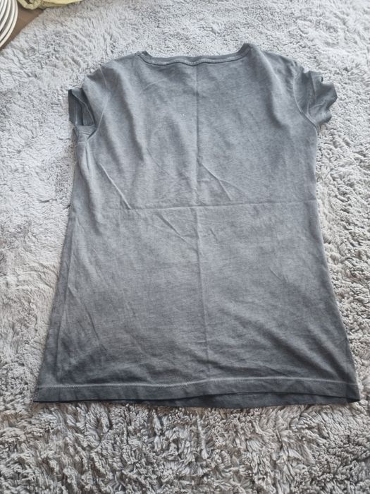 Bluzka z krótkim rękawem szara Guess rozmiar XS