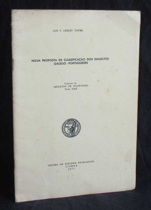 Livro Nova Proposta de Classificação dos Dialectos Galego-Portugueses