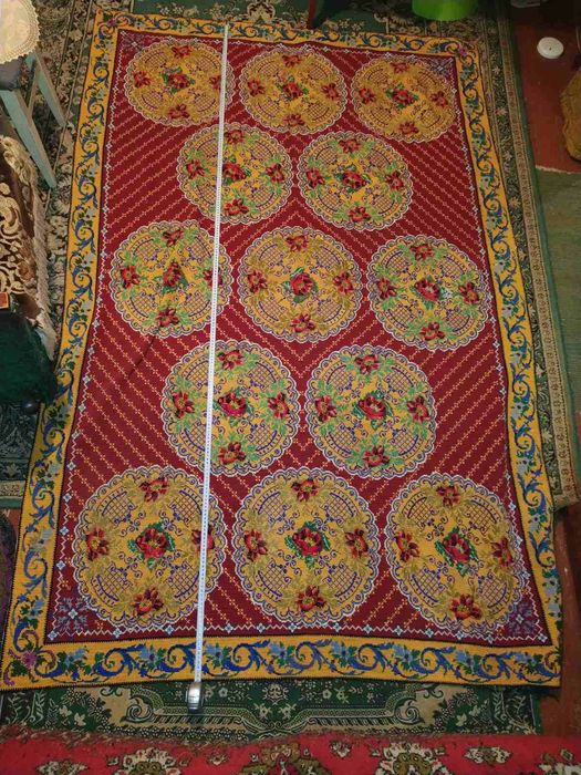 Ковёр ручной работы вышивка крестиком