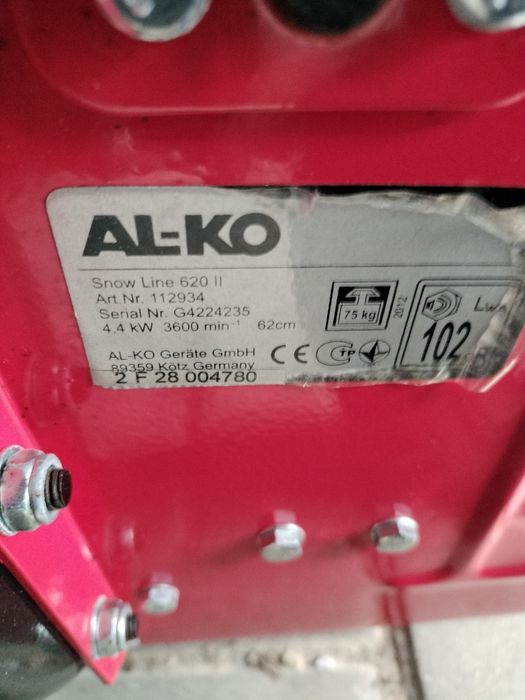 Odśnieżarka spalinowa AL-KO 6hp