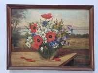 Obraz olejny Alois Zabehlicky 1945 – oryginał, sygnowany, 42x32 cm