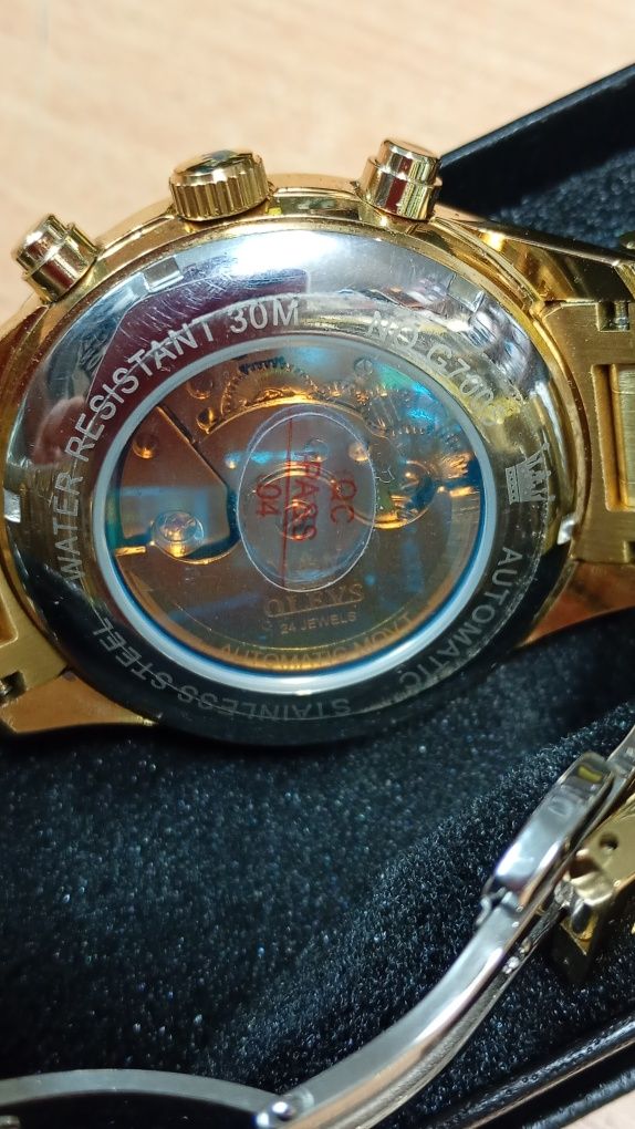 Zegarek męski OLEVS z mechanizmem mechanicznym Komis Madej Tarnów