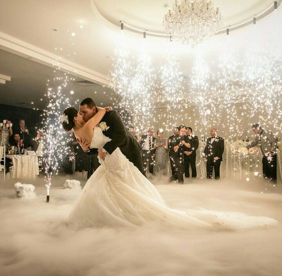 Pokaz Pirotechniczny Fajerwerki fontanny, Konfetti, oprawa niskii cięż