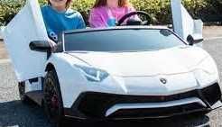Auto na akumulator Lamborghini XXL A880 do 100kg, pompowane koła