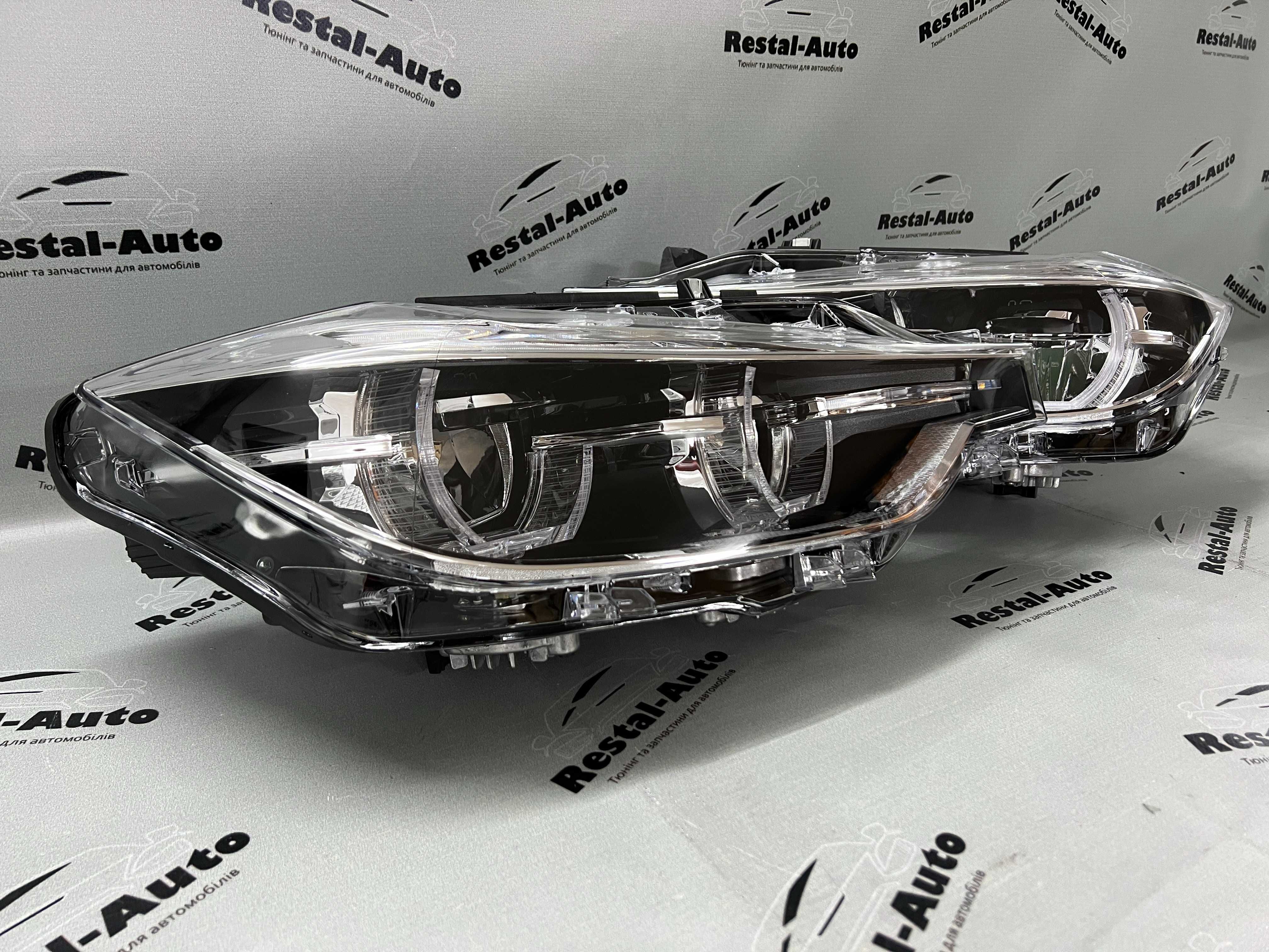 фари bmw 3 f30 full led замена галогена Фары ф30 бмв оптика
