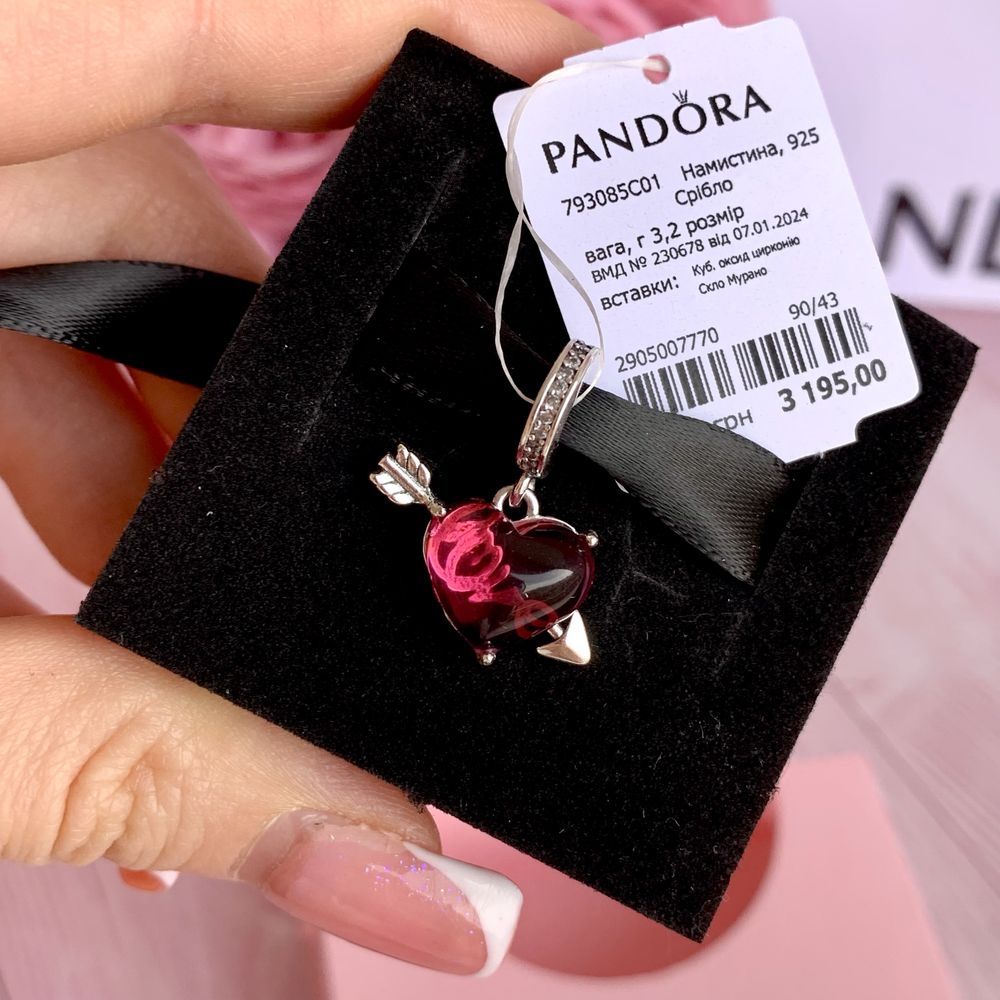 Шарм Pandora, Намистина нова оригінал Пандора Підвіска срібло бусина