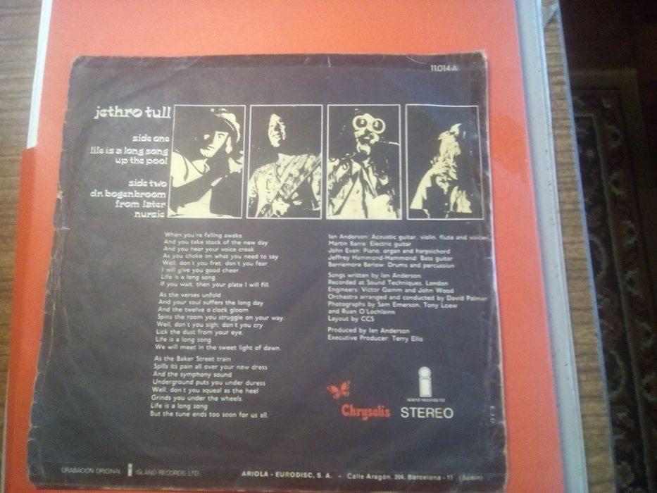 Vinil - Single - Jethro Tull