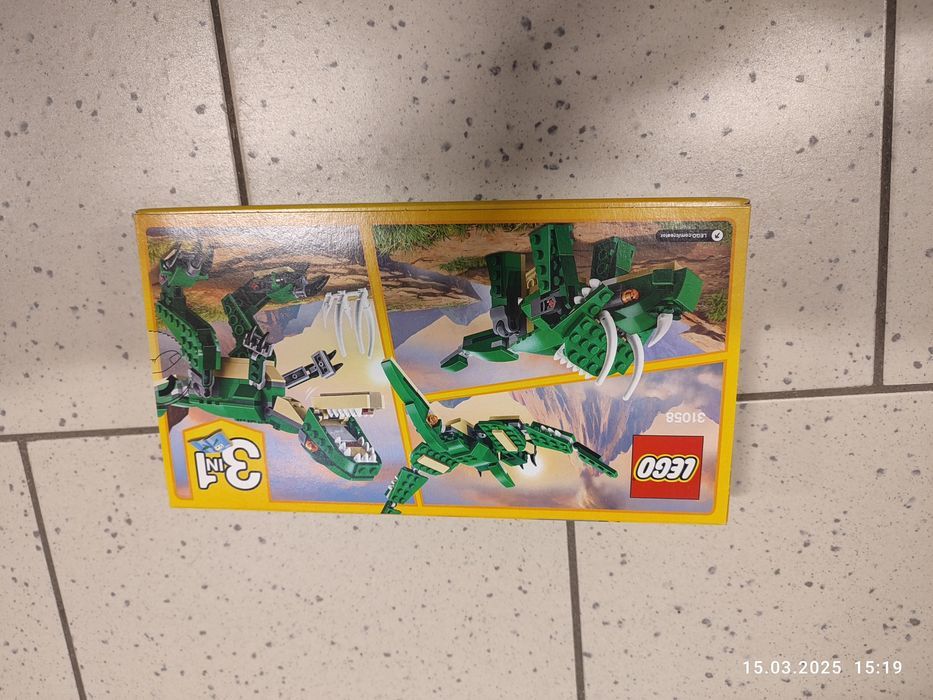 Nowy zestaw LEGO Creator Dinozaury 31058