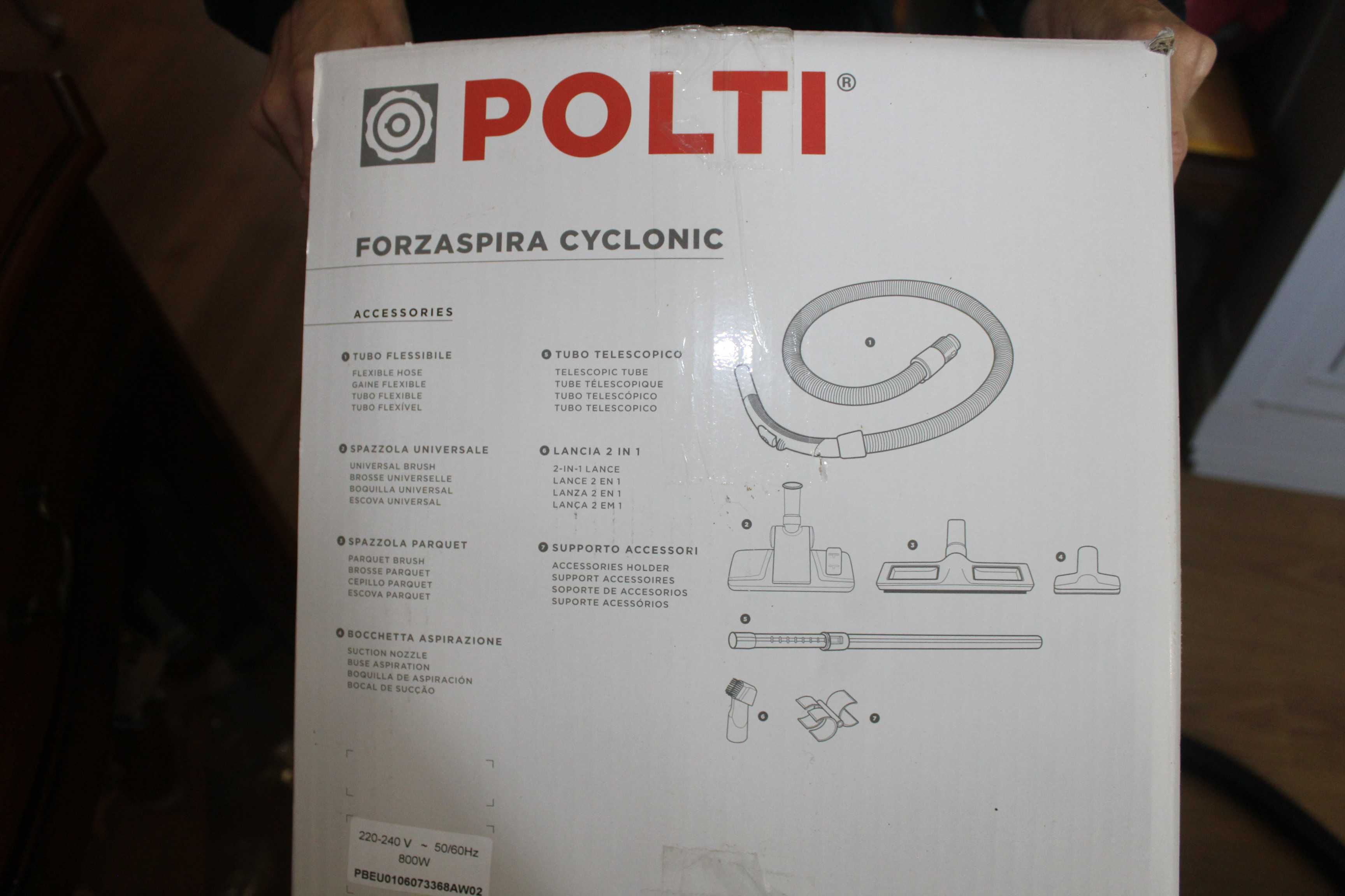 Aspirador POLTI - Forzaspira Cyclonic 800 Watt