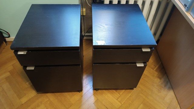 Kontenerek Komoda Malm 2 szuflady Ikea