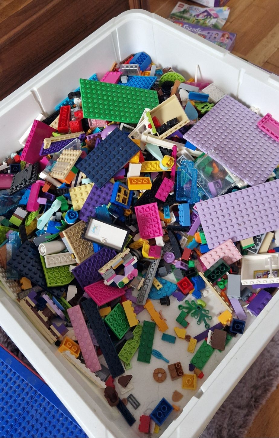 XXL wielki zestaw lego friends 25 zestawów stolik krzesełka pudełko
