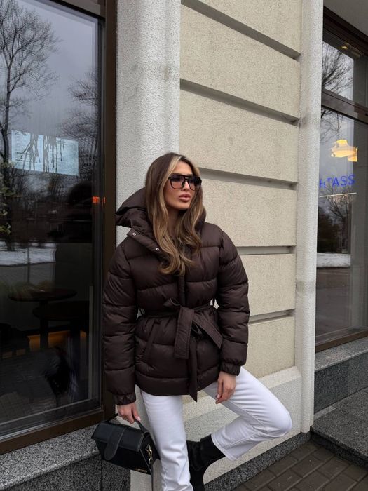 Куртка зимова пуфер пуховик жіночий