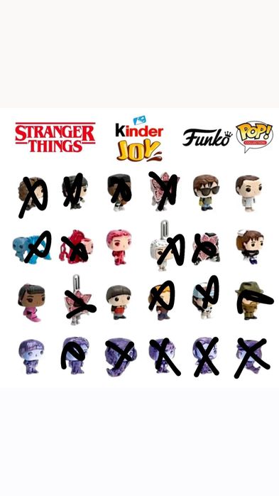Stranger things mini pop kinder