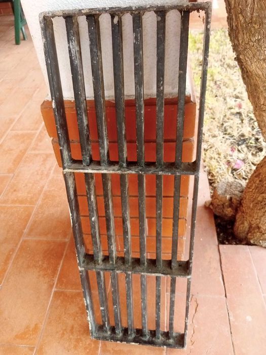 Capacho/tapete em ferro galvanizado