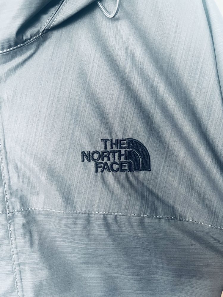 THE North Face kurtka męska XL xxl szara grafit z kapturem turystyczna