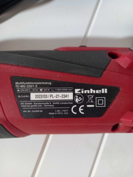 Einhell TC MG 220/1 E Wielofunkcyjne Narzędzie Oscylacyjne Multitool