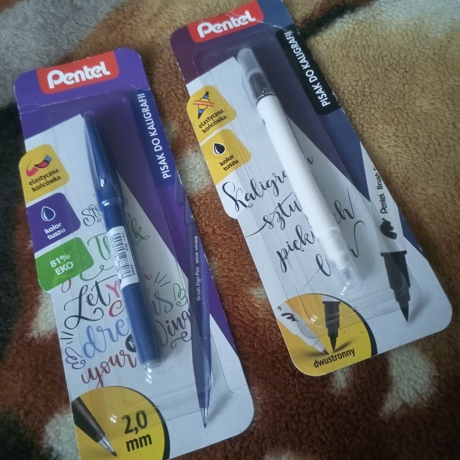 Pisaki do kaligrafii Pentel