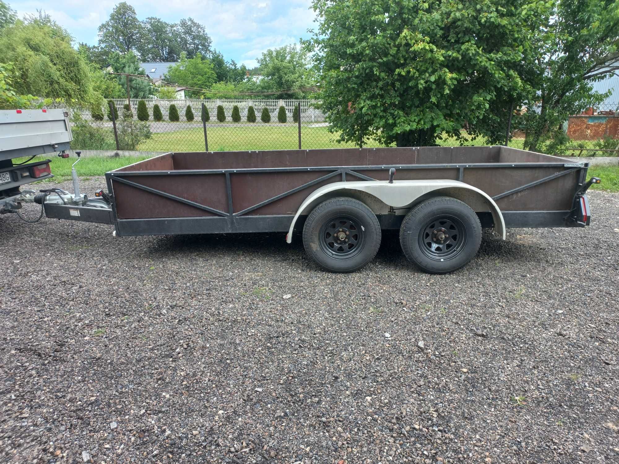 Przyczepka DMC 3,5T, pod minikoparke