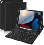 USZKODZONE Etui z klawiaturą Bluetooth JADEMALL iPad 10,2" (9/8./7gen)