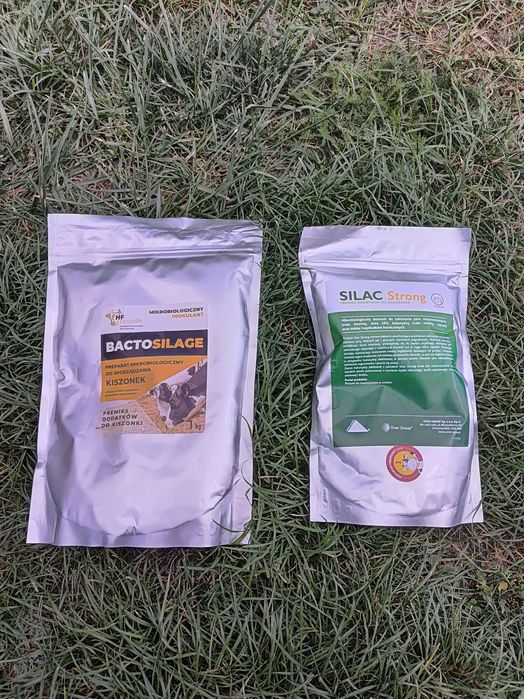 Zakiszacze do kiszonki z traw, kukurydzy,CCM Silac Strong, Bactosilage