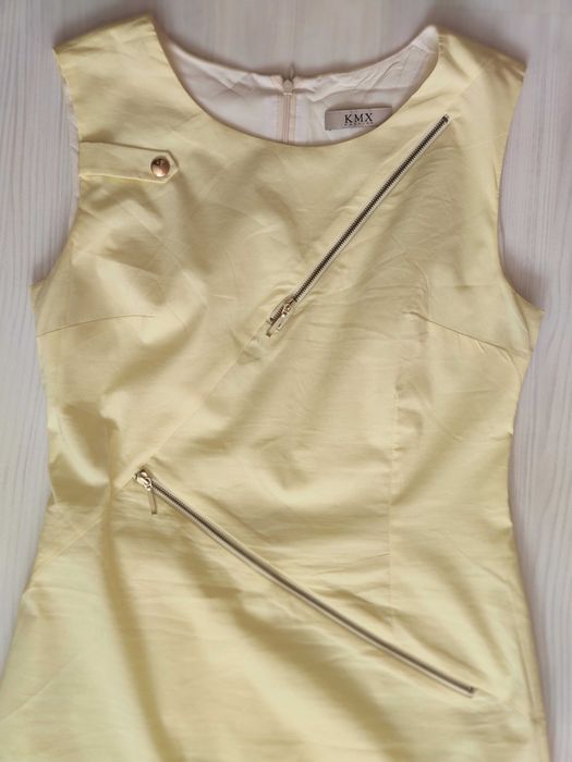 KMX jasnożółta sukienka r. 38
