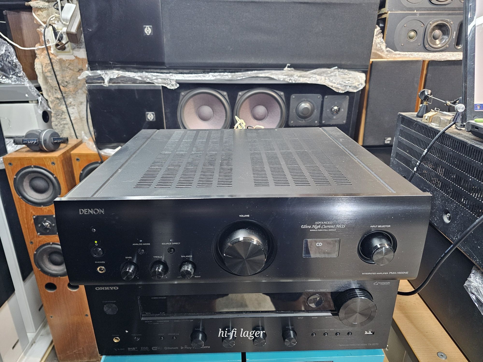 Новий ‼️Denon pma 1600 ne Шикарный усилитель MosFet с USB ЦАП DSD 11,
