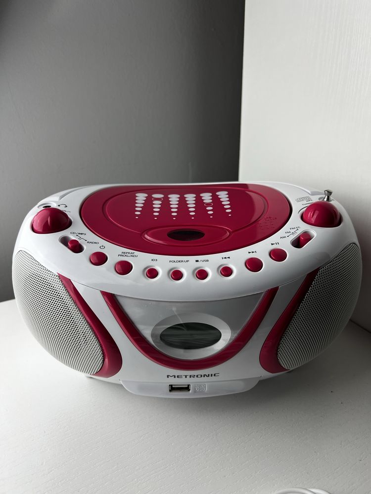 SUPER Radio Metronic CD-MP3 USB pop Pink