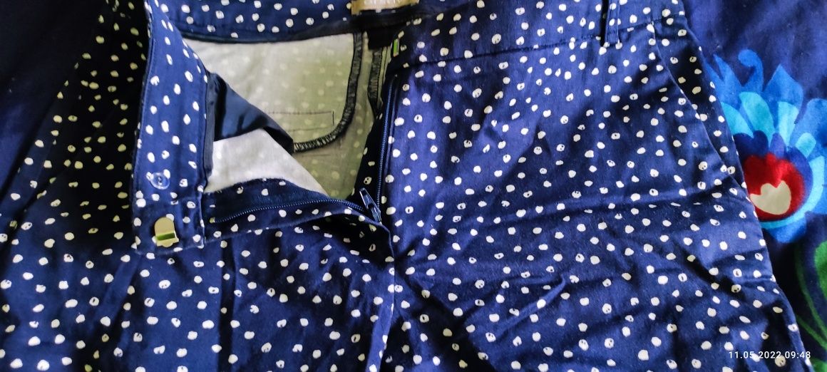 Spodnie damskie cygaretki materiałowe kieszenie Orsay rozmiar 36