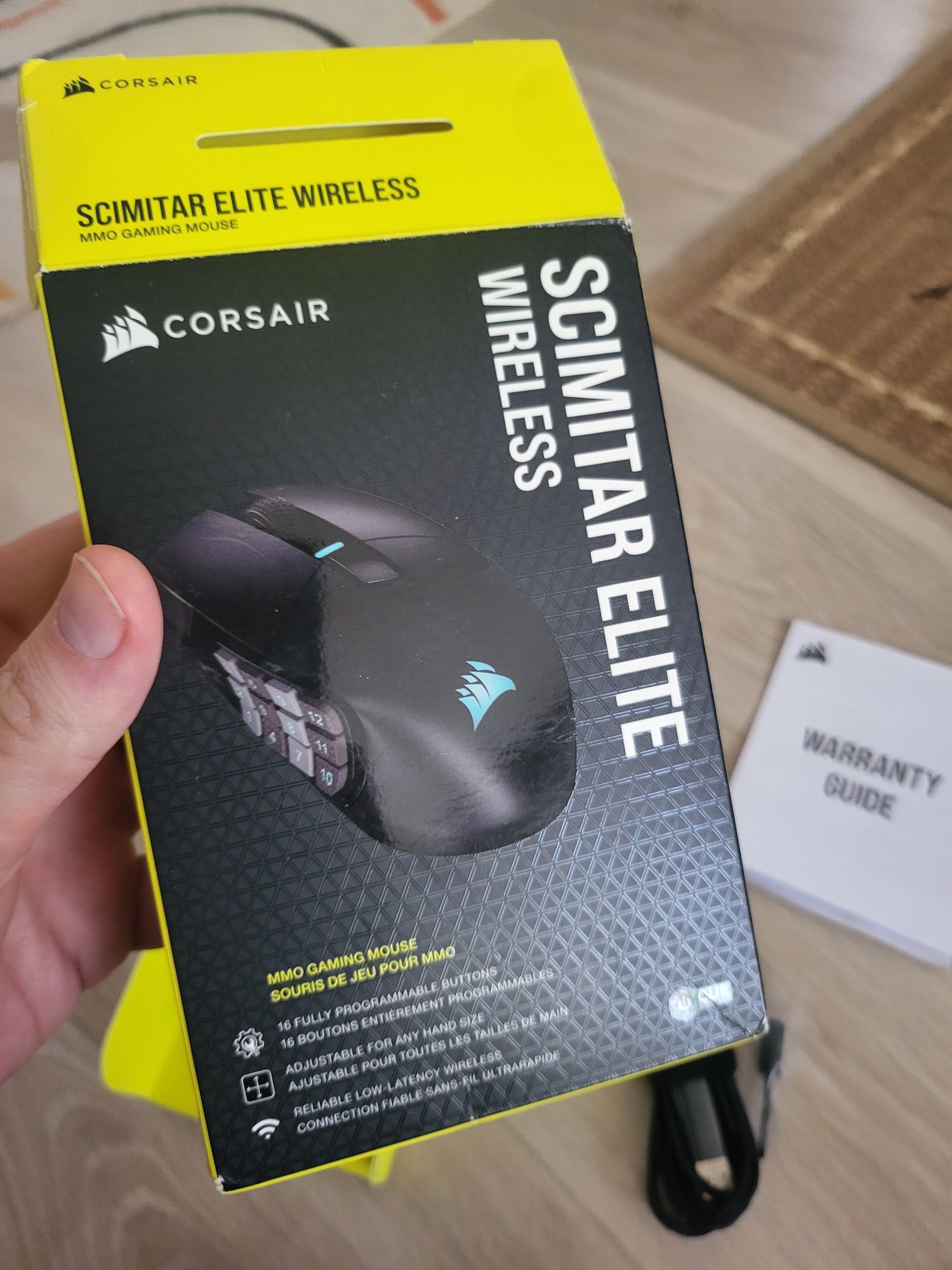 Мишка безпровідна Corsair Scimitar Elite ігрова