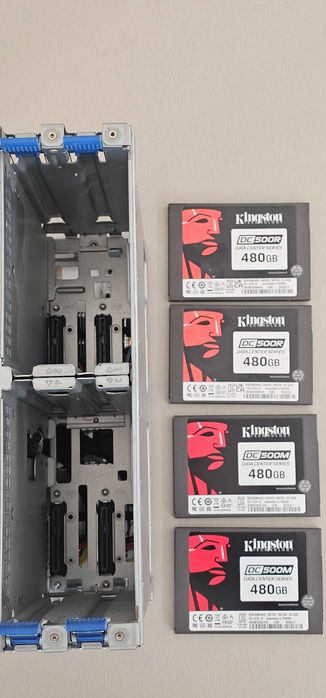 HPE MicroServer Gen10 Plus c/ 4× SSD 480GB