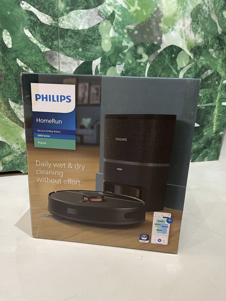 Philips odkurzacz robot sprzątajacy Home Run Aqua XU3110/02 ze stacja