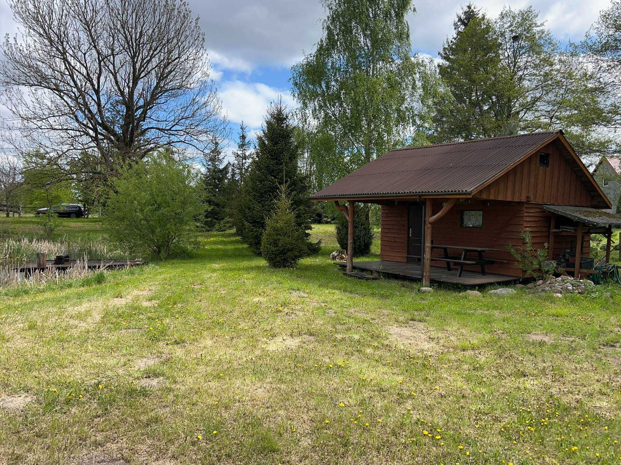 Działka 2300 m² z linią brzegową rzeki na Mazurach