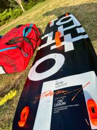 Deska kitesurfing kite Nobile NHP 139x42 On Lemon limitowana 2022 r.