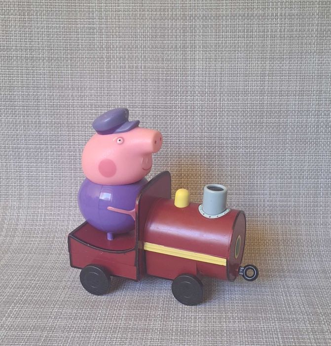 Zabawka pociąg Dziadka Świnka Peppa