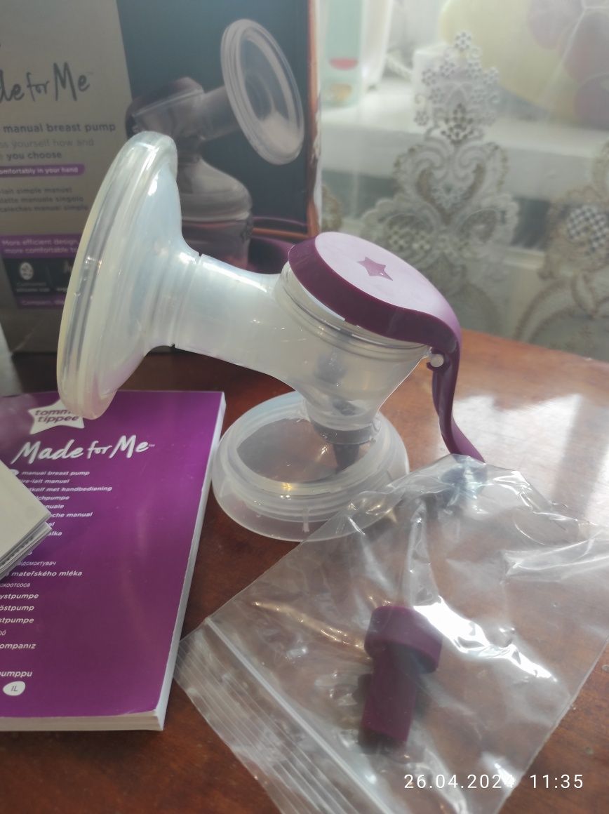 Tommee Tippee, Made for Me, силіконовий молоковідсмоктувач