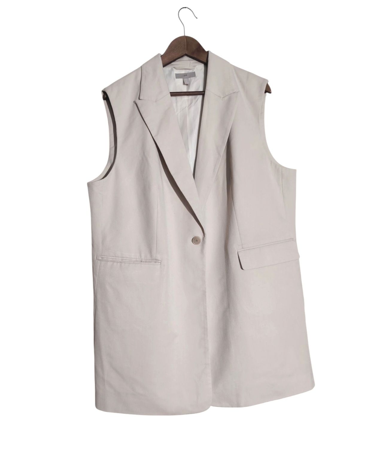 H&M piękna dłuższa kamizelka oversize XL/XXL idealny stan