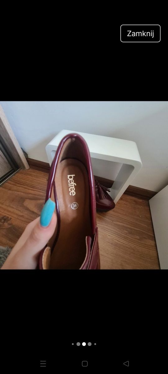 Buty mokasyny damskie