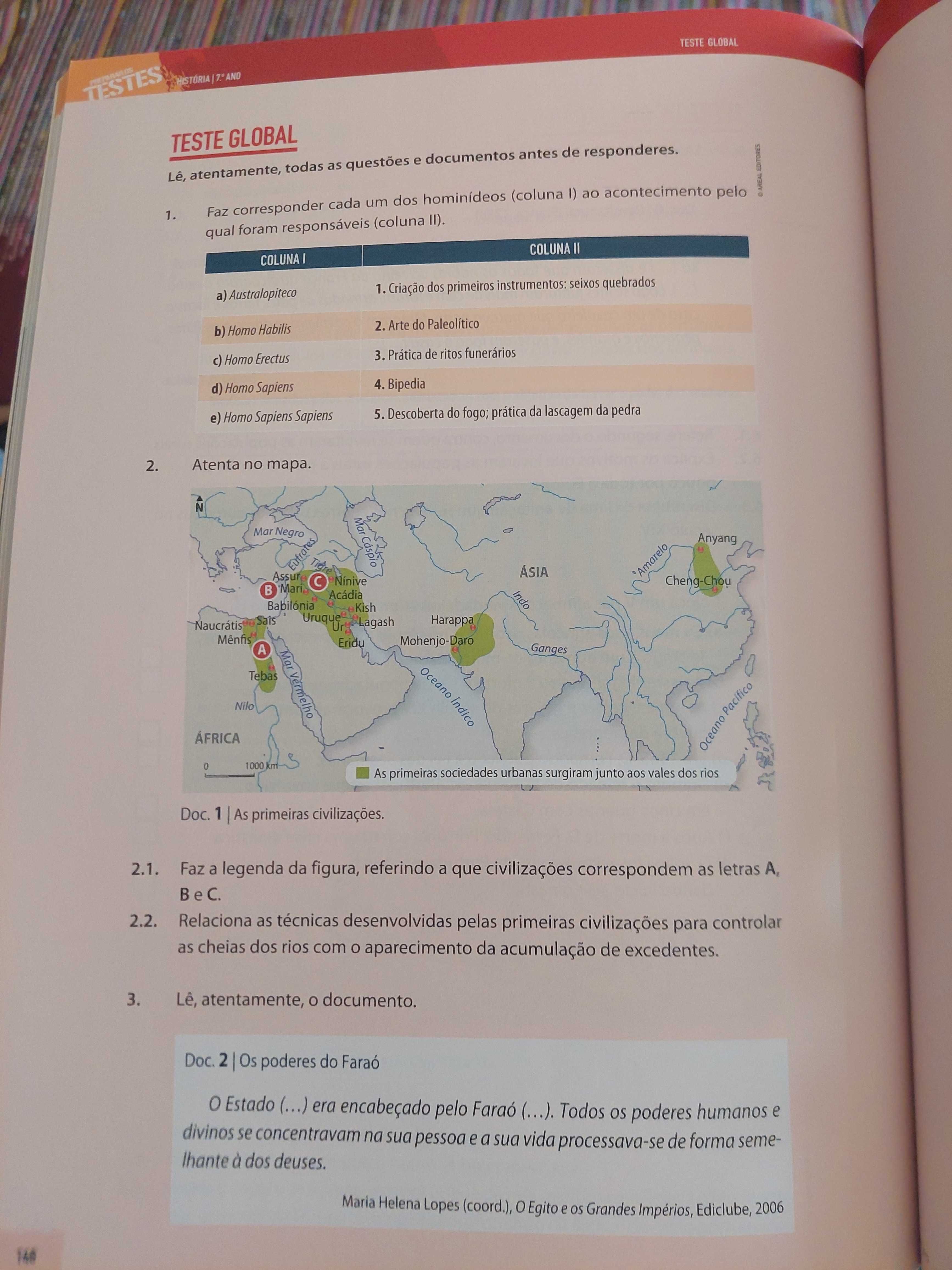 Caderno de apoio história 7°Ano