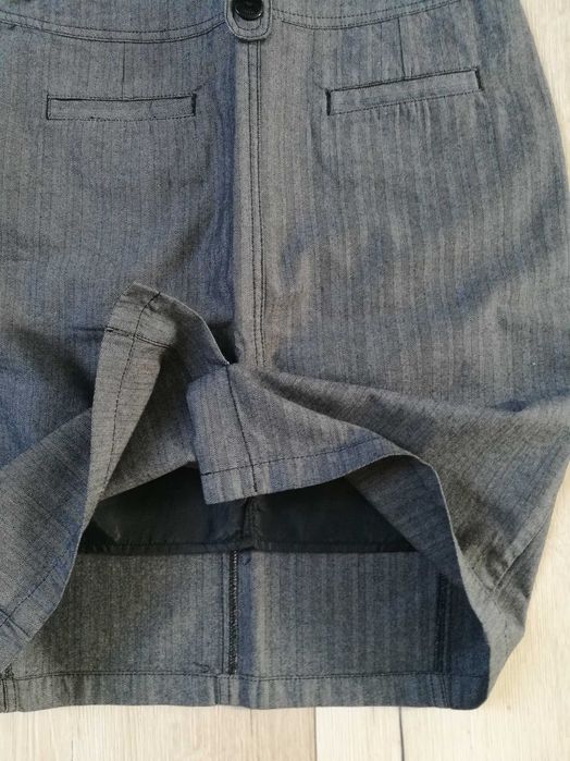 NOWA spódnica z grubszej bawełny na podszewce RAVEL S