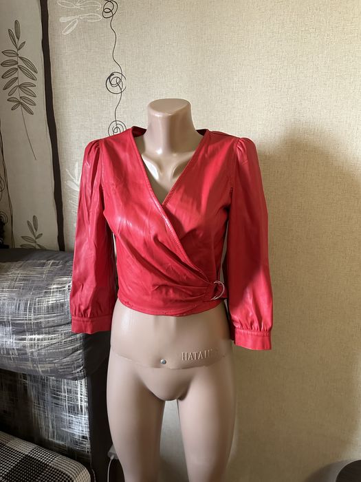 Піджак еко шкіра Bershka Xs