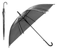 BQ13G Parasol przezroczysty czarny