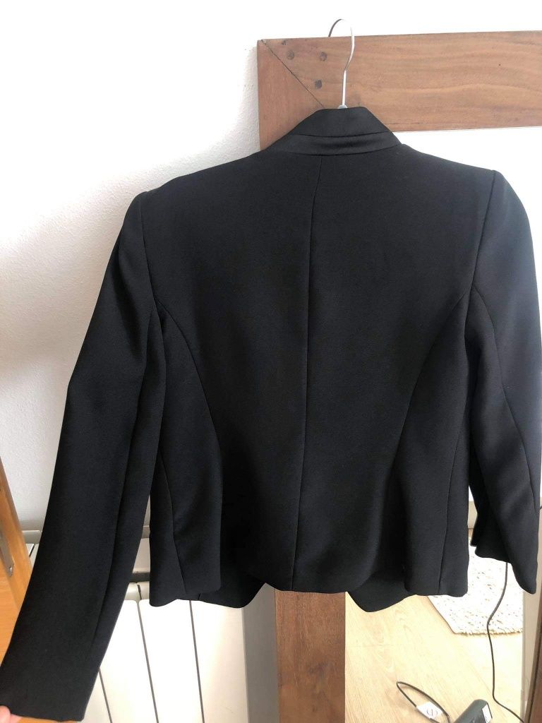 Blazer preto Mango