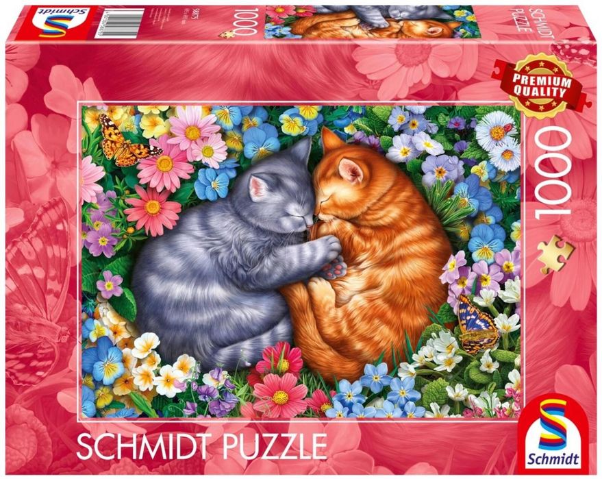 Puzzle PQ 1000 Aksamitne łapki pudełko,275x60 mm