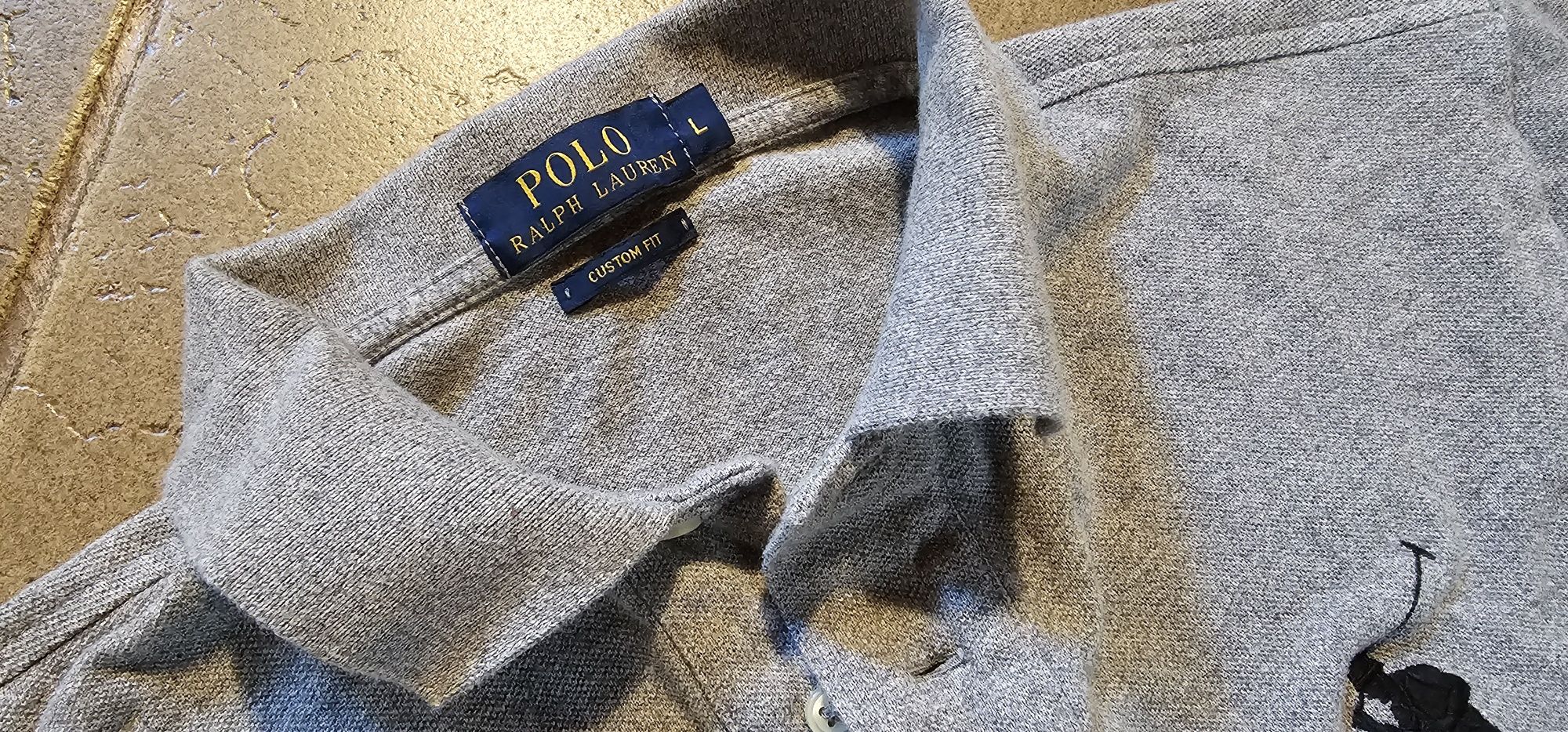 Bluzka koszulka męska Polo Ralph Lauren L custom fit