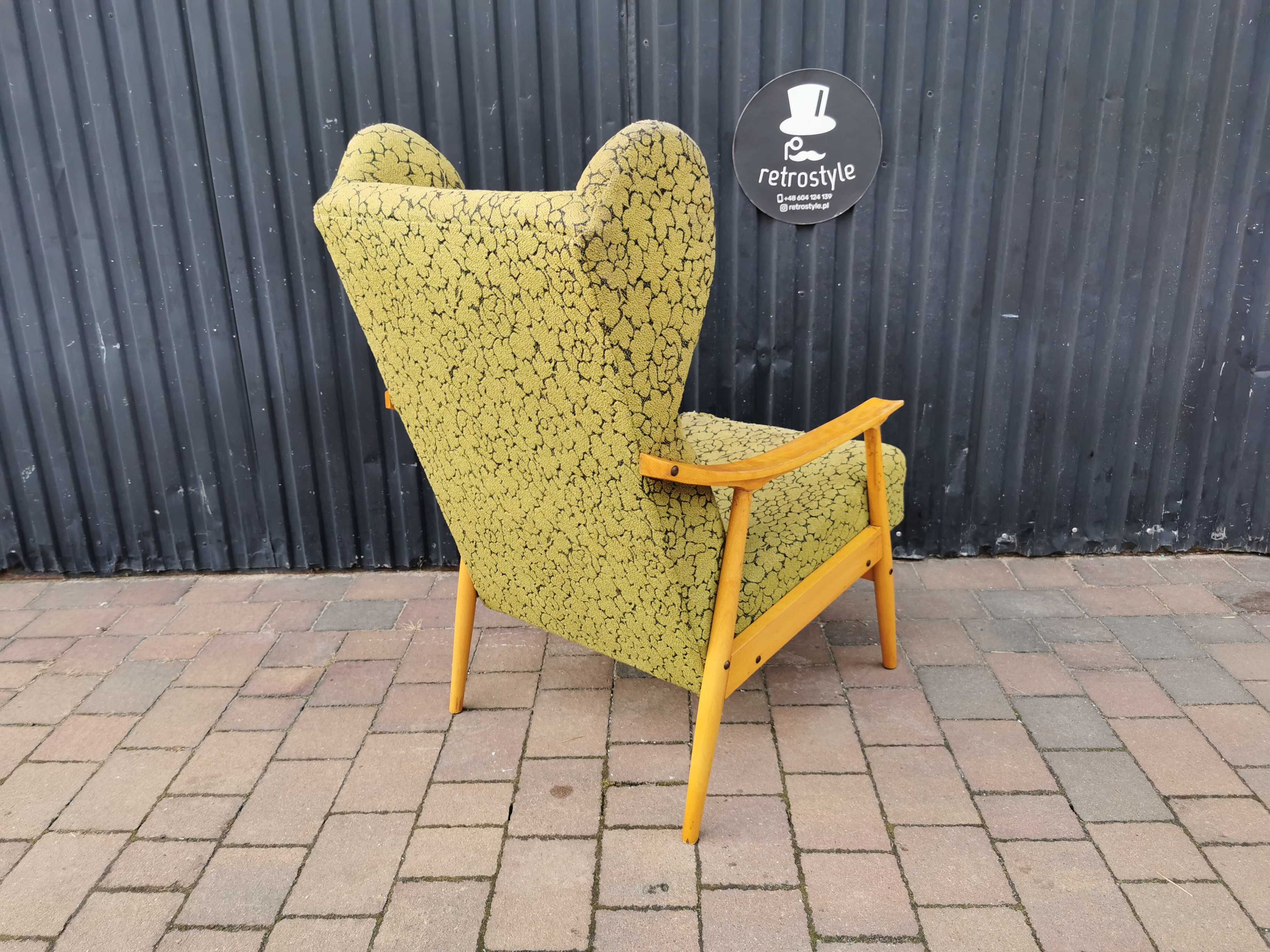 Fotel USZAK, Jitona- Czechosłowacja '60, PRL design, Retro