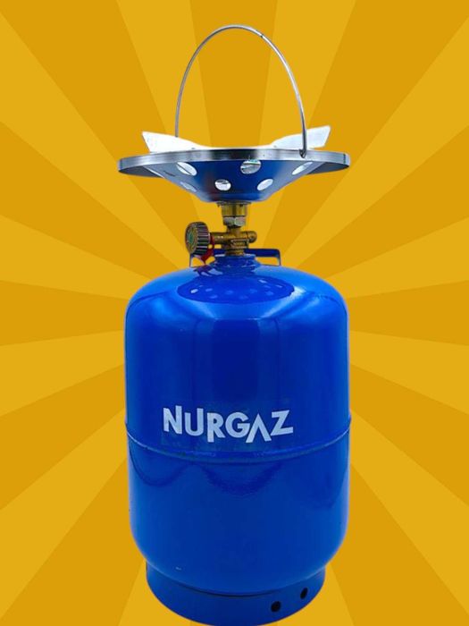 Комплект балон 12л + конфорка пальник газовий для іжі вогню