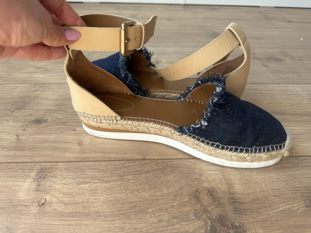 Sandały espadryle klapki buty na lato See by Chloé Chloe